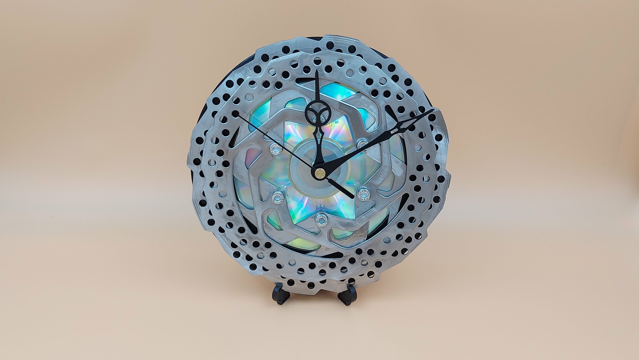 Wanduhr "Silver Disc"